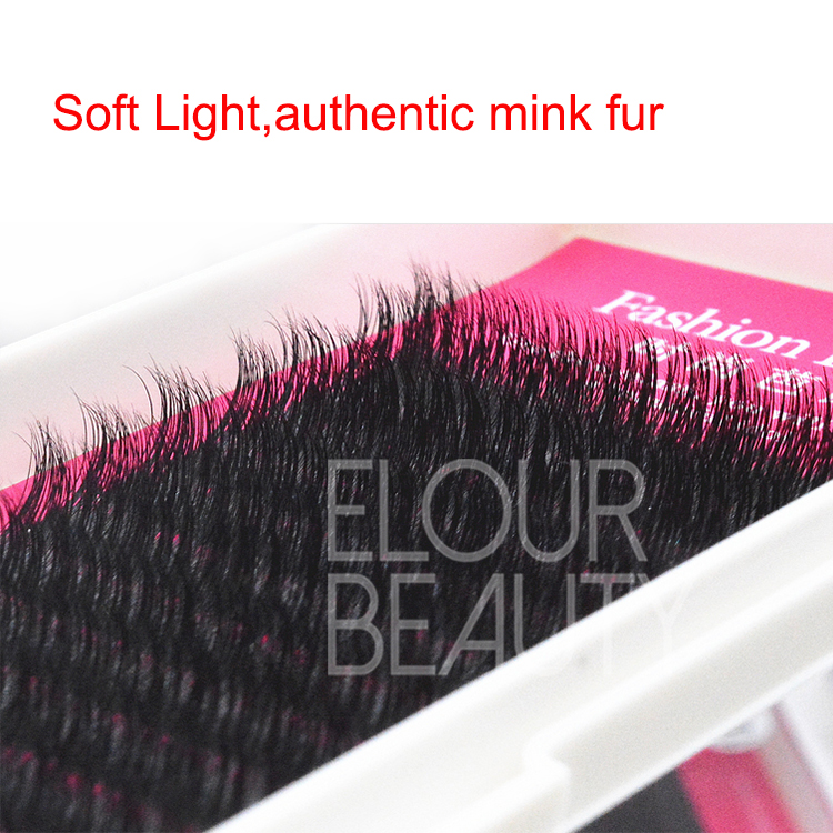 Natural professional 3D real mink eyelash extensions ES106